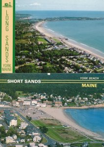 (2 cards) Long and Shore Sands at York Beach, Maine