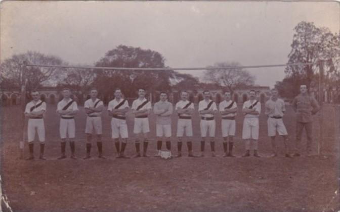 India British Volley Ball Team Real Photo