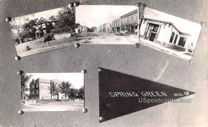 Home Building, High School, State Bank - Spring Green, Wisconsin WI  