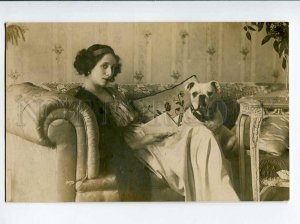 270984 Anna PAVLOVA Russia BALLET Dancer BULLDOG Vintage PHOTO