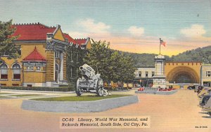 Library, World War Memorial, Rickards Memorial Oil City, Pennsylvania PA  