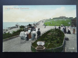 Sussex EASTBOURNE Donations Box at THE WISH TOWER c1905 Postcard by Valentine