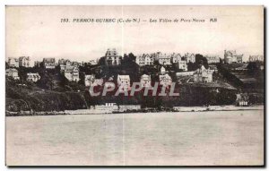 Old Postcard Perros Guirec Villas Pors Nevez