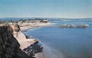 Capitola-By-The-Sea, CA Monterey Bay Beach Scene Santa Cruz Co c1960s Postcard