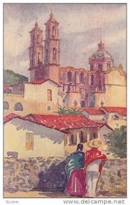 AS, Typical Scene At Taxco, Gro., Mexico, PU-1959