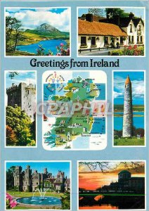 Modern Postcard Greetings from Ireland