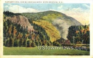 Elephant's Head in Crawford Notch, New Hampshire