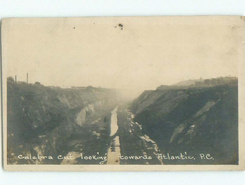 old rppc NICE VIEW Panama Canal Zone Panama i3939