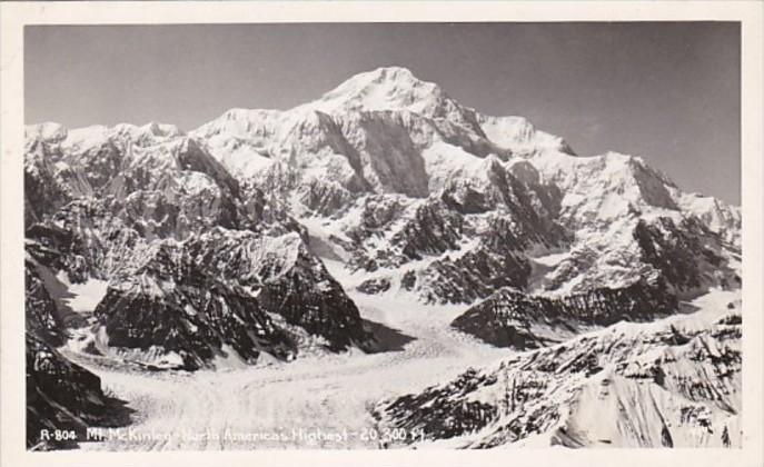 Alaska Mount McKinley Real Photo