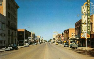 Main Street Scene BOZEMAN Montana AMC Photo Supply c1950s Vintage Postcard