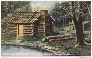 Kentucky's First Cabin, Built in 1774, Harrodsburg, Kentucky, 00-10s