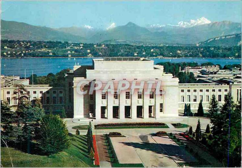 CPM Geneve Palais des Nations Batiment des Assemblees Entree des Delegues