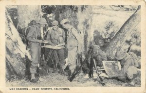 Map reading Camp Roberts Calif. aj 172