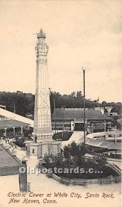 Electric Tower at White City Savin Rock, New Haven, Connecticut, CT, USA Unused 