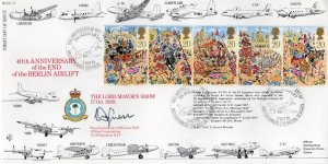 40th Anniversary Of Berlin Airlift Lord Mayors Show 1989 Hand Signed FDC