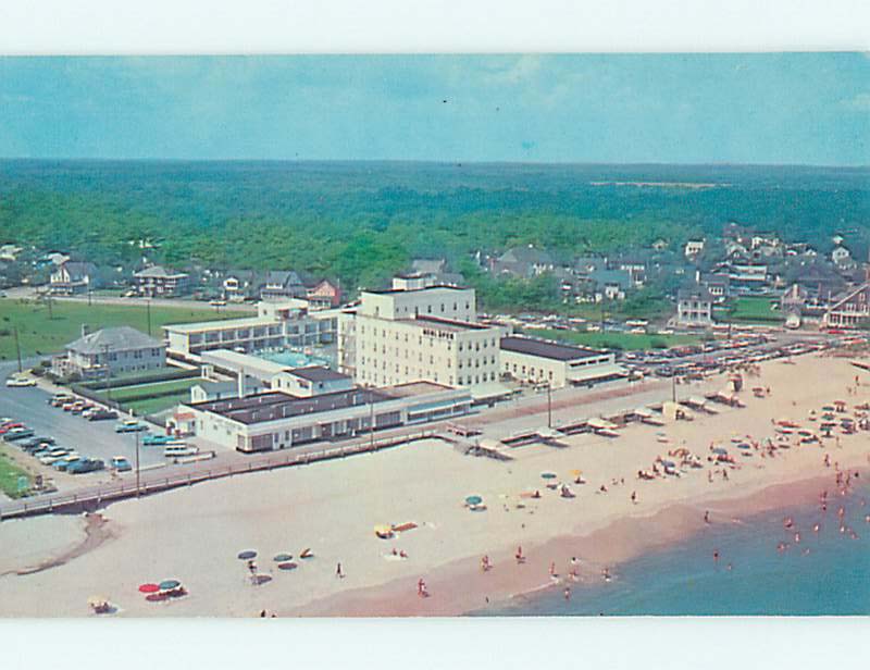 Unused Pre1980 OLD CARS & HENLOPEN MOTEL Rehoboth Beach Delaware DE