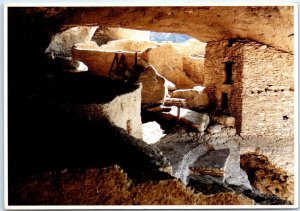 Postcard - Cave #4 Of The Gila Cliff Dwellings - Mimbres, New Mexico