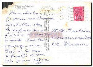 Postcard Modern Fermanville Manche Port Levy