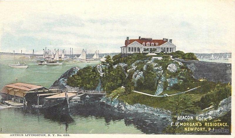 C-1910 Newport Rhode Island Beacon Rock Morgans Residence Livingston 4452