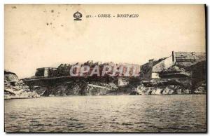 Old Postcard Corsica Bonifacio