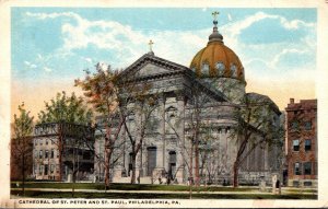 Pennsylvania Philadelphia Cathedral Of St Peter and St Paul Curteich