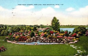 Michigan Iron Mountain Ford Dam Ford Rock Garden 1950