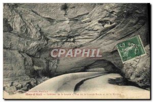 Postcard Old Mas d'Azil Interior of the Grotto View of the Great Road and Riv...