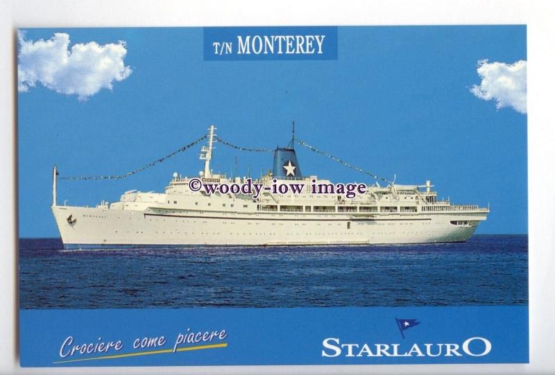 LN0676 - StarLauro Liner - Monterey , built 1952 - postcard