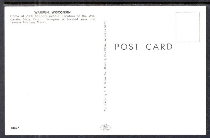 Street Scene,Waupan,WI BIN