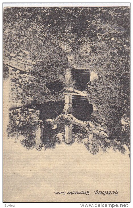 Gesprengter Turm, HEIDELBERG (Baden-Württemberg), Germany, 1900-1910s