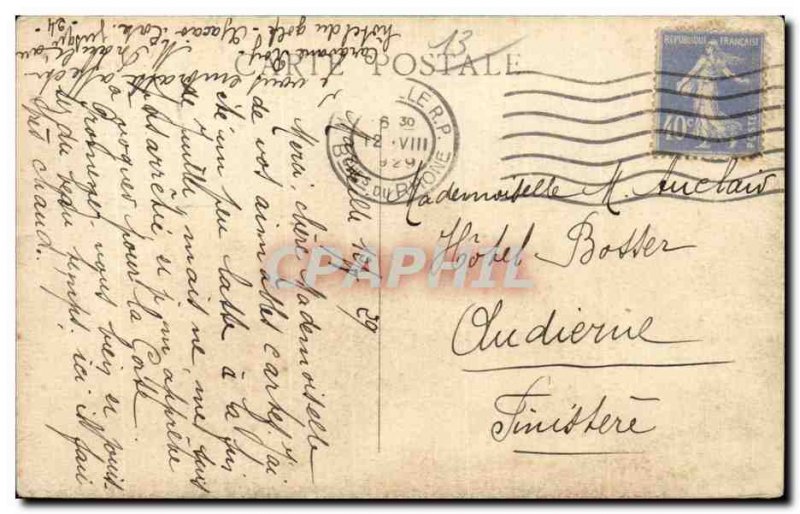 Old Postcard Marseille Parc Borely The castle