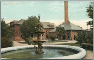 TRENTON NJ PUMPING STATION ANTIQUE POSTCARD