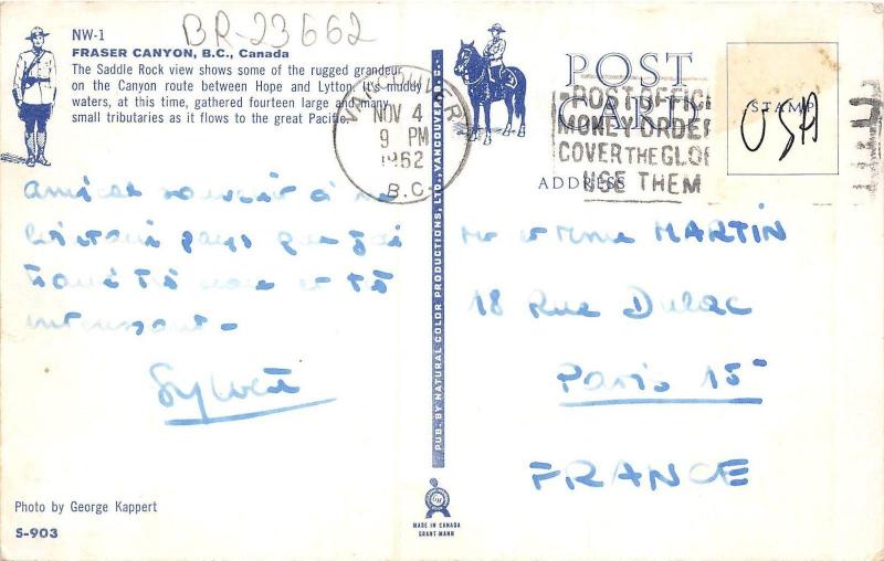 BR23662 Fraser Canyon B C Canada