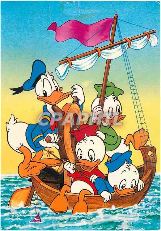 Postcard Modern Disney Donald Walt Disney