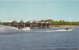 PINE MOUNTAIN GEORGIA CALLAWAY GARDENS~SKI PAVILION~MASTERS TOUR POSTCARD 1968