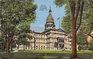 The State Capitol View Lansing MI 