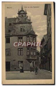 Old Postcard Mainz Erker am Alten Gymnasium