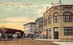 Irving Street and Post Office in Rahway, New Jersey