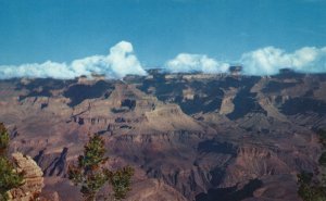 Vintage Postcard Lookout Near Yavapai Point Grand Canyon National Park Arizona