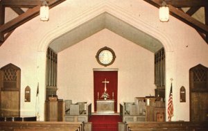 Postcard Peoples United Methodist Parish Church Broadway South Portland Maine ME