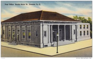 Post Office, South Main Street, SUMTER, South Carolina, 1930-1940s