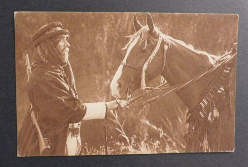 Mint Postcard RPPC Palestine Horse Jerusalem Badovia Guard
