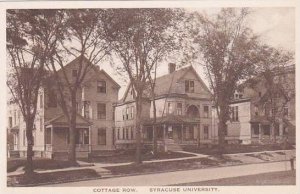 New York Syracuse Cottage Row Syracuse University Albertype