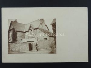 Village Postman Delivers Mail - Old RP Postcard