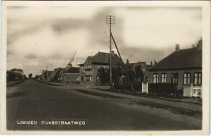 CPA AK Real photo - Limmen Rijksstraatweg NETHERLANDS (713913)