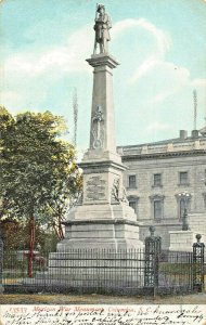 COLUMBIA SC~MEXICAN WAR MONUMENT~1907 POSTCARD