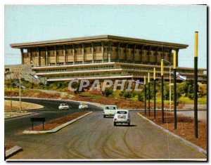 Modern Postcard Palace of the Knesset parliament Isralien