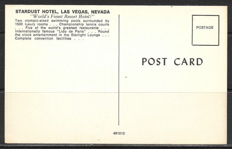 Nevada, Las Vegas - Stardust Hotel - [NV-013]