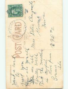 Divided-Back CUPID VALENTINE SCENE Cute Postcard W7698