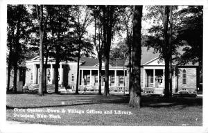 Potsdam New York Civic Center Offices Real Photo Antique Postcard K27080